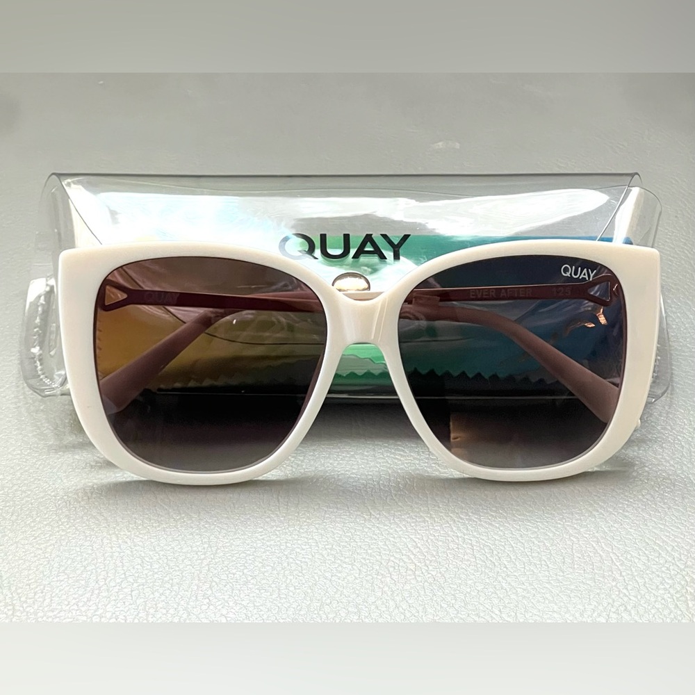 Quay Australia Cream Sunglasses